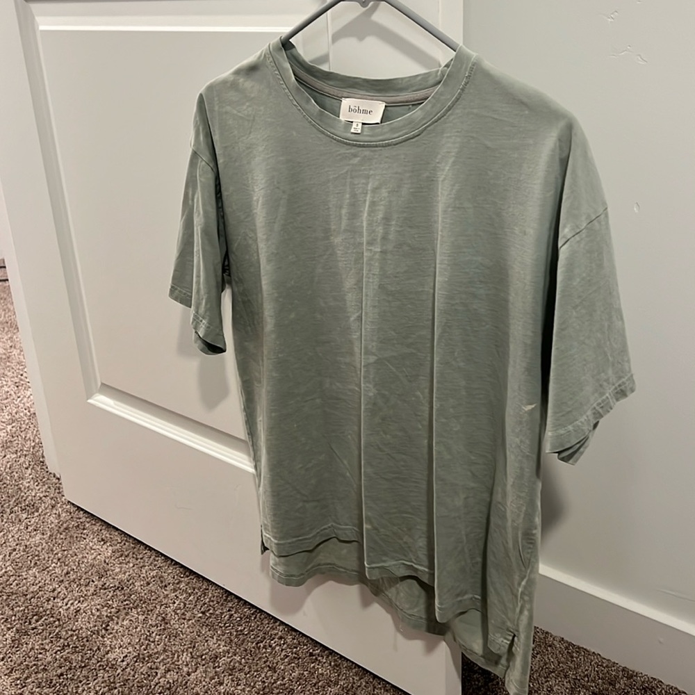 Bohme green tee size small